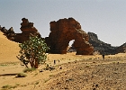 L'arche d' Afozidjar. Akakus. Lybie. Octobre 2005.